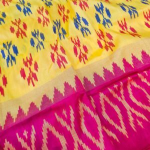 Pure Silk Handloom Ikkat Saree-S1