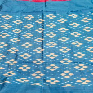 Pure Silk Handloom Ikkat Saree-S4 - Image 3