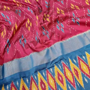 Pure Silk Handloom Ikkat Saree-S4