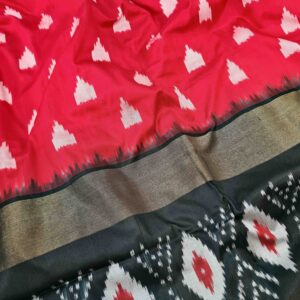 Pure Silk Handloom Ikkat Saree-S5