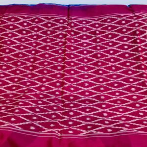 Pure Silk Handloom Ikkat Saree-S7 - Image 3