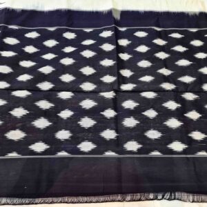 Pure Silk Handloom Ikkat Saree-S8 - Image 4